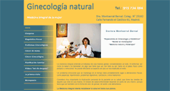 Desktop Screenshot of ginecologianatural.com